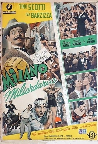 Movie poster for Milano miliardaria