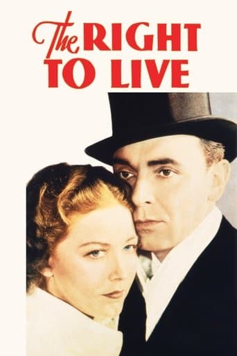 Movie poster for The Right to Live