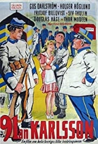 Movie poster for Private Number 91-Karlsson