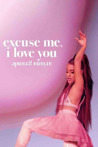 Movie poster for ariana grande: excuse me, i love you