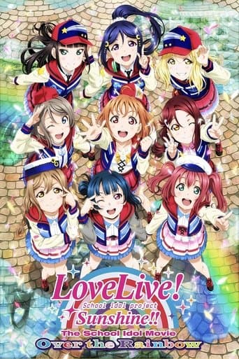 Movie poster for Love Live! Sunshine!! The School Idol Movie: Over the Rainbow
