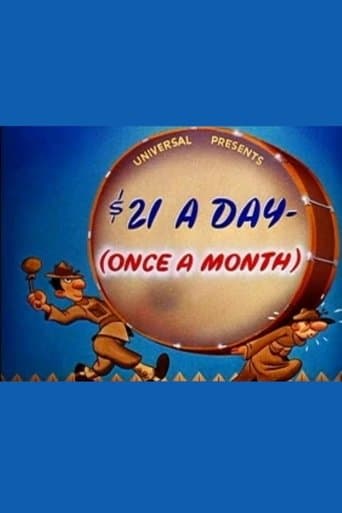 Movie poster for $21 a Day – (Once a Month)