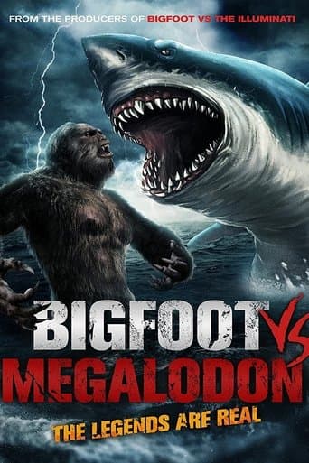 Movie poster for Bigfoot vs Megalodon