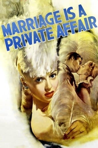 Movie poster for Marriage Is a Private Affair