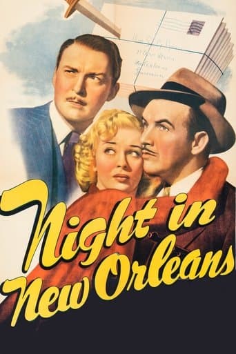 Movie poster for Night in New Orleans