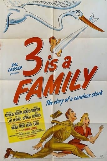 Movie poster for 3 Is a Family