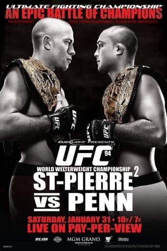 Movie poster for UFC 94: St-Pierre vs. Penn 2