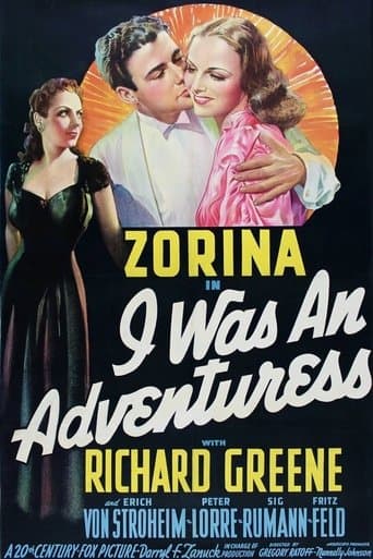 Movie poster for I Was an Adventuress