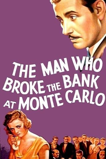 Movie poster for The Man Who Broke the Bank at Monte Carlo