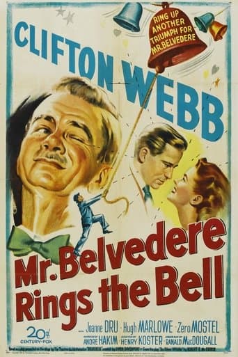 Movie poster for Mr. Belvedere Rings the Bell