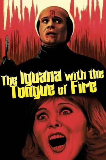 Movie poster for The Iguana with the Tongue of Fire
