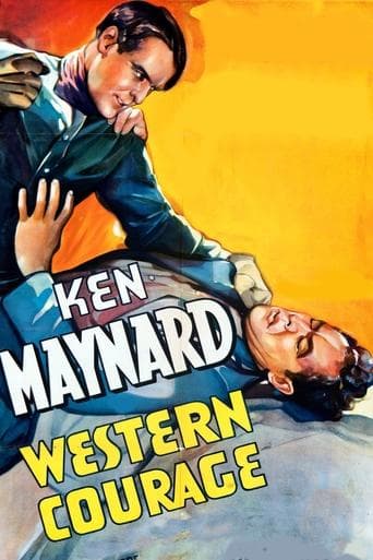 Movie poster for Western Courage