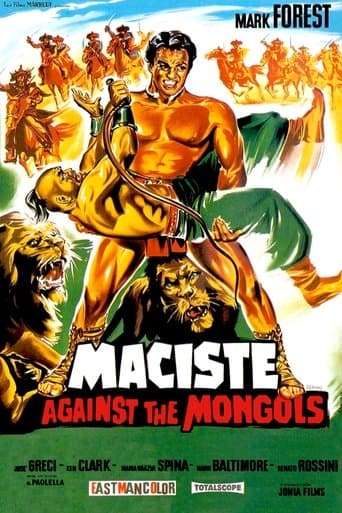 Movie poster for Hercules Against the Mongols