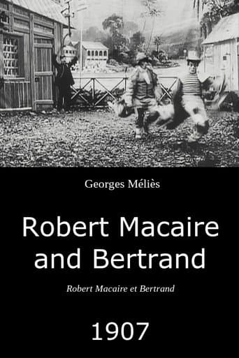 Movie poster for Robert Macaire and Bertrand