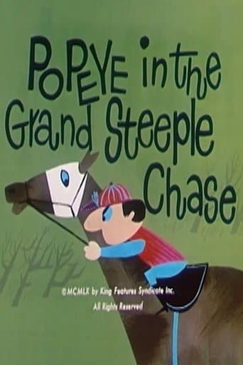 Movie poster for Popeye in the Grand Steeple Chase