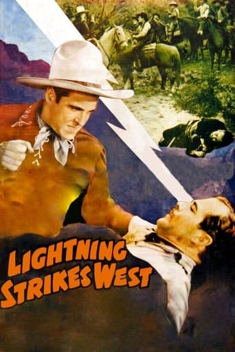 Movie poster for Lightning Strikes West