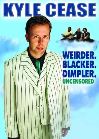 Movie poster for Kyle Cease: Weirder. Blacker. Dimpler.