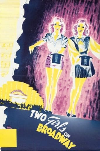 Movie poster for Two Girls on Broadway