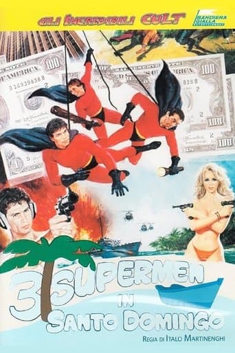 Movie poster for 3 Supermen in Santo Domingo