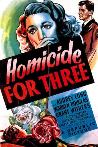 Movie poster for Homicide for Three