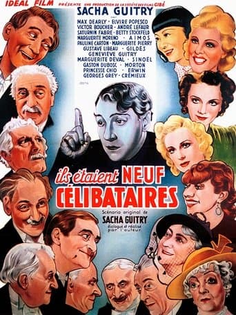 Movie poster for Nine Bachelors