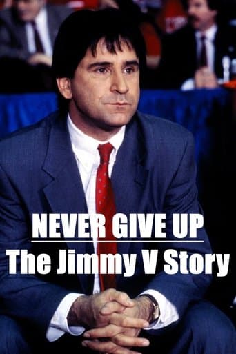 Movie poster for Never Give Up: The Jimmy V Story