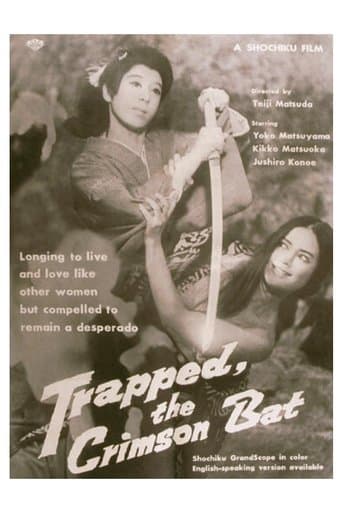 Movie poster for Trapped, the Crimson Bat