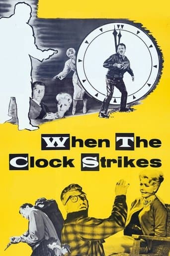 Movie poster for When the Clock Strikes