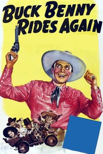 Movie poster for Buck Benny Rides Again