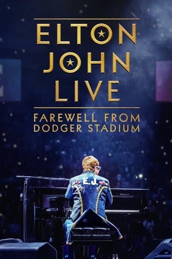 Movie poster for Elton John Live: Farewell from Dodger Stadium