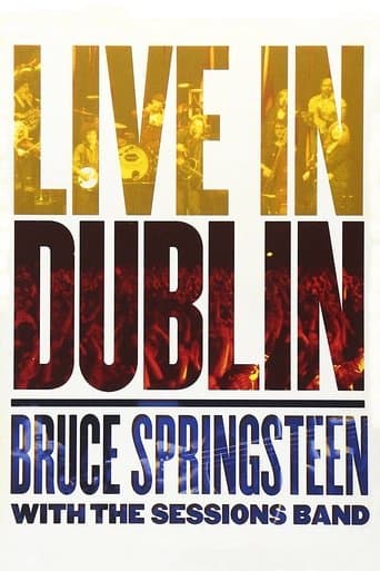 Movie poster for Bruce Springsteen with the Sessions Band: Live in Dublin