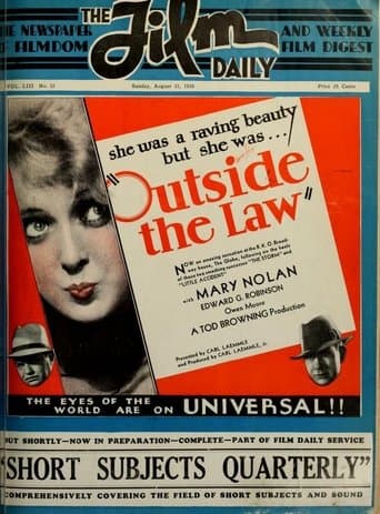 Movie poster for Outside the Law