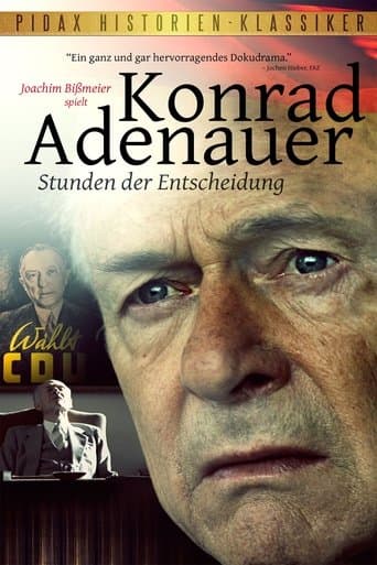Movie poster for Konrad Adenauer - Hours of Decision