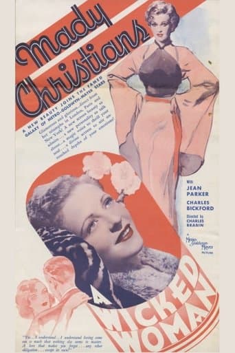 Movie poster for A Wicked Woman