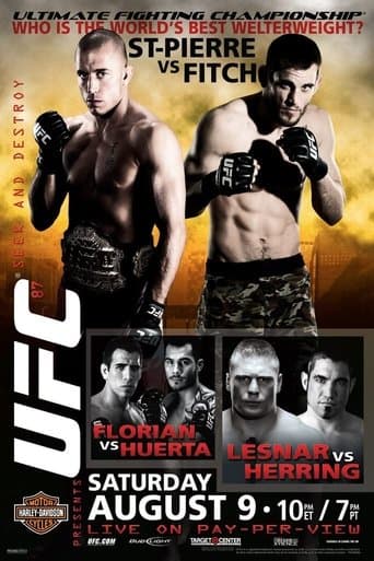 Movie poster for UFC 87: Seek and Destroy