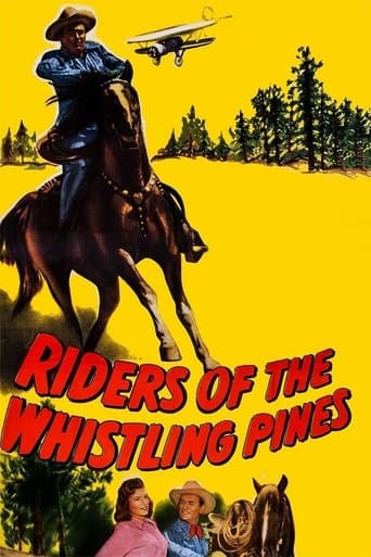 Movie poster for Riders of the Whistling Pines