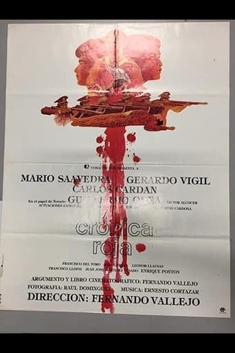 Movie poster for Crónica roja