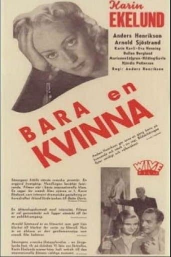 Movie poster for Bara en kvinna