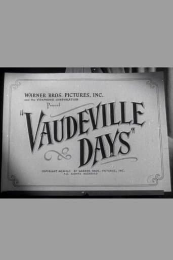 Movie poster for Vaudeville Days