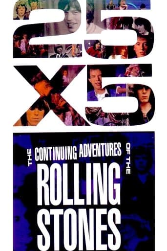Movie poster for The Rolling Stones: 25x5 - The Continuing Adventures of The Rolling Stones