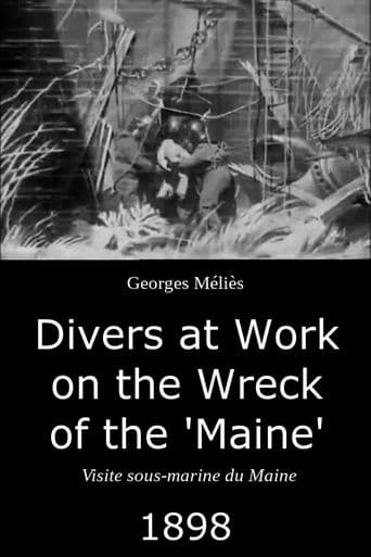 Movie poster for Divers at Work on the Wreck of the "Maine"
