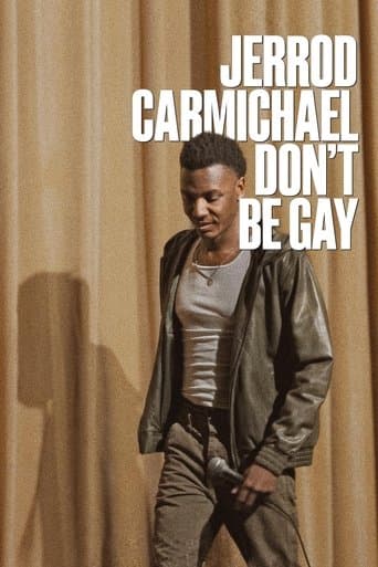 Movie poster for Jerrod Carmichael: Don't Be Gay