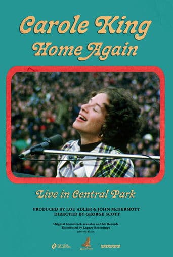 Movie poster for Carole King: Home Again - Live in Central Park