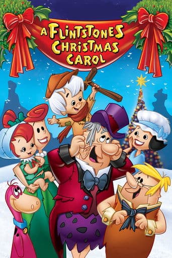 Movie poster for A Flintstones Christmas Carol
