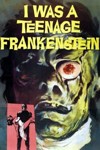 Movie poster for I Was a Teenage Frankenstein
