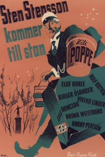 Movie poster for Sten Stensson kommer till stan