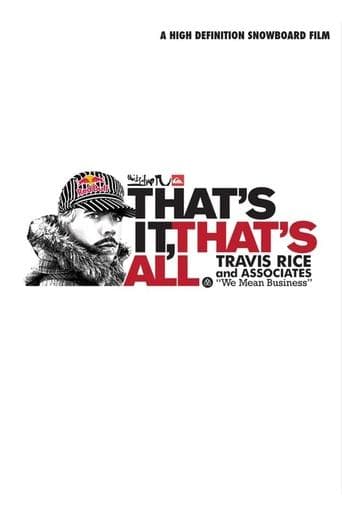 Movie poster for That's It, That's All