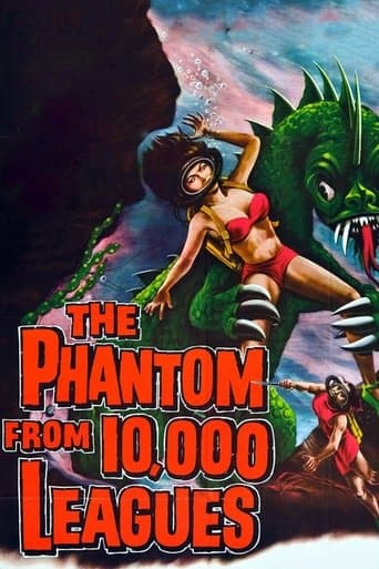 Movie poster for The Phantom from 10,000 Leagues