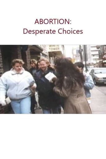 Movie poster for Abortion: Desperate Choices
