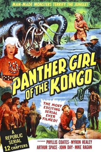 Movie poster for Panther Girl of the Kongo